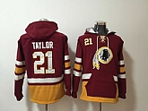 Nike Redskins 21 Sean Taylor Red All Stitched Hooded Sweatshirt,baseball caps,new era cap wholesale,wholesale hats